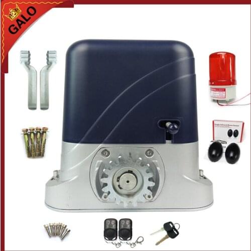 Full Kits Electronic Rolling Sliding Gate Motors Driving 600Kg Home Or Factory Gate With 2Ps Remote Control Move Door