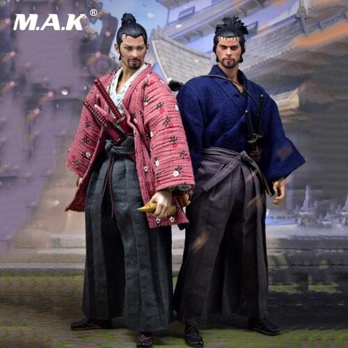 Full set doll in stock 1/6 WOLFKING WK89017 The Lonely Ronin Matakachi Miyamoto Musashi