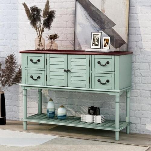 Spacious Storage Modern Spacious Storage Console Table Sideboard Exquisite Look Buffet Table Rustic for Living Room