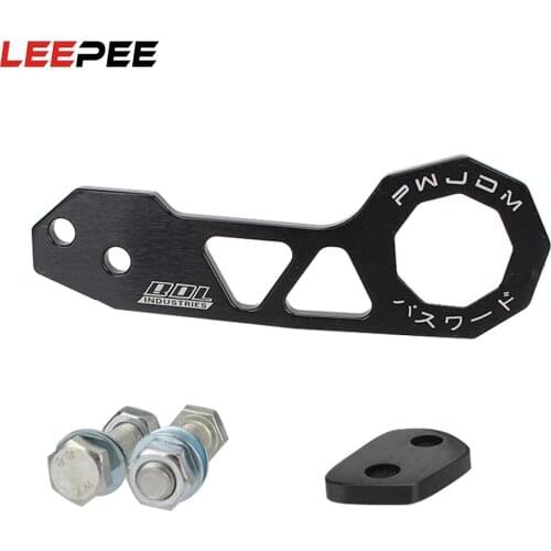 AK-8108 Rhombic Towbar Car Front Trailer Hook Car Auto Rear Bumper Towing Tools for JDM Aluminum Alloy Universal Car Accessories