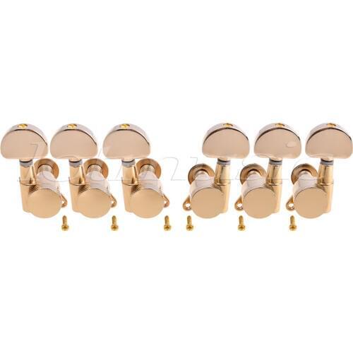 Electric Acoustic Guitar String Tuning Pegs Keys Tuners Machine Heads 3x3 Gold