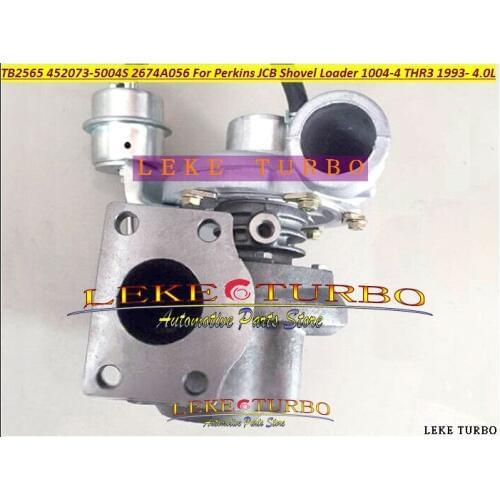 TB2565 452073 2674A056 452073-5004S Turbo Turbocharger For Perkins JCB Shovel Loader Power Units Various 1004-4 THR3 1993- 4.0L
