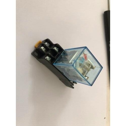 1pcs MY2P HH52P MY2NJ relay 12V/24V/110V/220V coil high quality general purpose DPDT micro mini relay with socket base holder