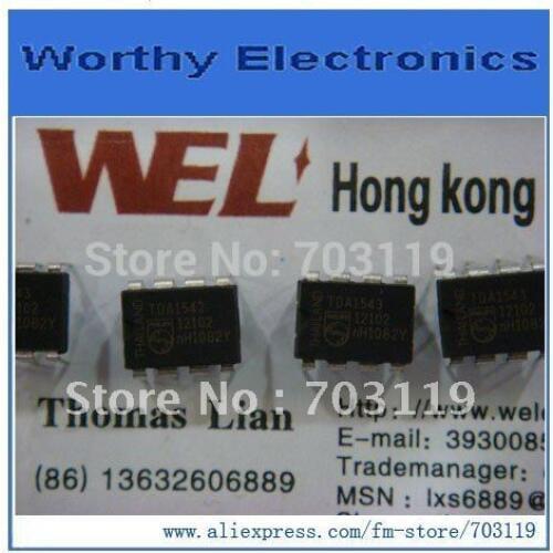 10pcs/lot IC TDA1543 1543 DIP-8