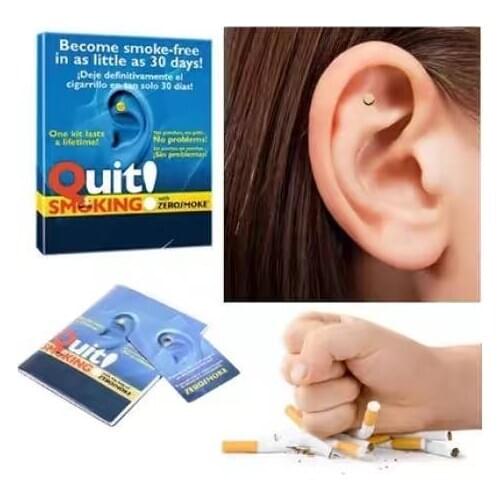 2Pcs Magnet Quit Smoking Acupressure Patch NO Cigarette Health Therapy Stop Smoking Anti Smoke Patch Smokeless Smoker Tool Set