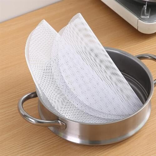 5Pcs Silicone Round Steamer Mats Practical Steamer Pads Safe Steamer Cloth Steamer Mat Silicone Steamer Cloth