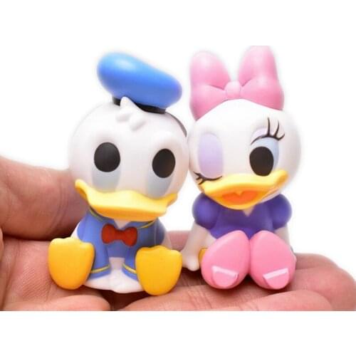Free shinping 1pieces/lot mini pvc duck doll 6cm Furnishing articles toys