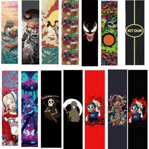 122*26.5cm Long board Skateboard Sandpaper Sticker Wear Resistant Skate Board Deck Grip Tape Electric Scooter Sandpaper