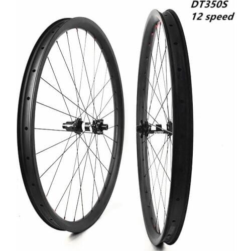29er carbon mtb wheels 40x28mm Asymmetry tubeless bicycle wheels DT350S 110x15 148x12 boost 12 speed disc mtb wheels pillar1420