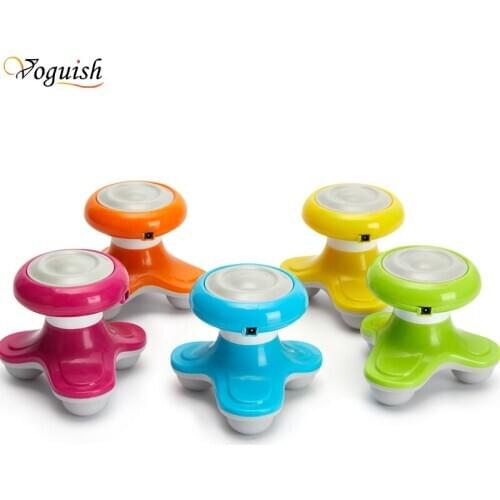 Mini Electric Neck Massager Anti Cellulite Beauty Body Shaping Cervical Spine Relaxation Roller Massage for Back&leg Health Care