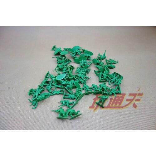 Mini Toy Soldier 1:72 classic battle scenes of World War II soldier 50pcs/set
