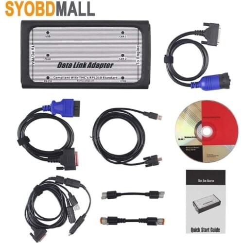 Hotselling INLINE 6 Diesel Truck Scanner Data Link Adapter Insite v7.62 for Cummins INLINE 6 Heavy Duty Truck Diagnostic Tool