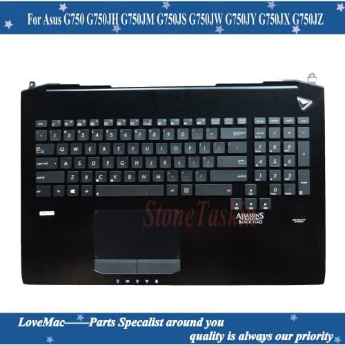 NEW for Asus G750 G750JX G750JW G750JH G750JM Laptop keyboard 772-12R33-528 with backlit and Palmrest Upper top case palmrest