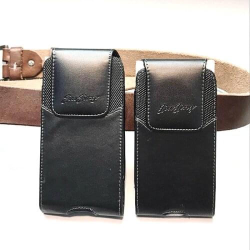 New Design Imitation Leather Flip Type Waist Belt Bag Phone Protect Case Cover for iPhone Huawei Xiaomi 4.0/4.7/5.0/5.5 inches