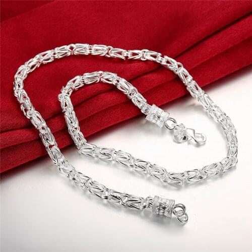 925 silver Retro Faucet Necklace Men Women Popular Nice Jewelry High Quality