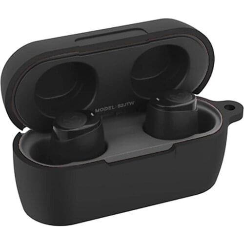 Portable Soft Silicone Case Protective Cover Case With Keychain For SkullcandyJib True Accessories Wireless Bluetooth Headset