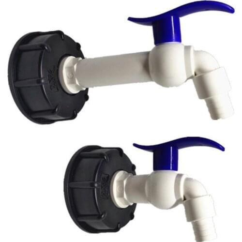 Durable IBC Outlet Tank Tap Adapter 3/4in PVC Coarse Thread Connector Replacement Garden Valve Fitting