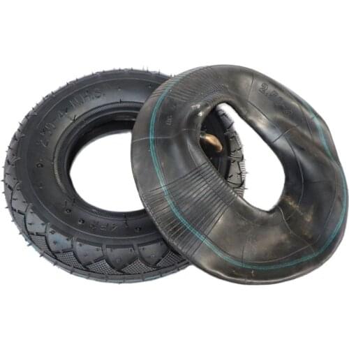 Size 2.50-4 Tire Inner Tube 60/100-4 Tyre Out Tire for Gas & Electric Scooter Bike Metal Valve TR87 Scooter Wheelchair Wheel