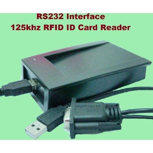 RS232 USB Inerface 125khz RFID ID Card Desktop Reader Compatible Security Proximity Sensor Smart EM100 Fast Response