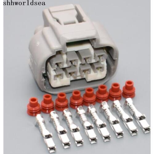 Shhworldsea 2/5/30/100set 2.2mm 8pin auto electric housing plug waterproof plastic connector 7283-1288-40