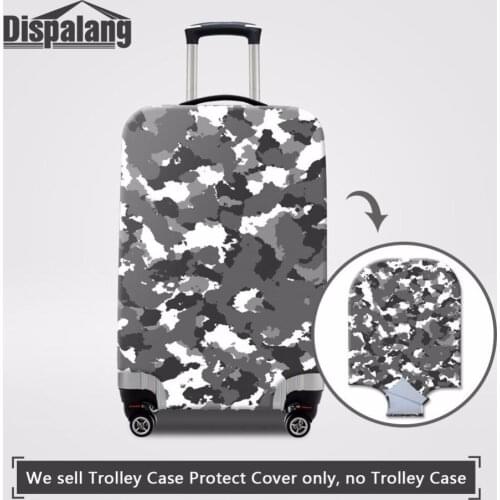 Dispalang Camouflage Prints Spandex Luggage Protective Cover Waterproof Travel Suitcase Cover Elastic Style Travel Accessories