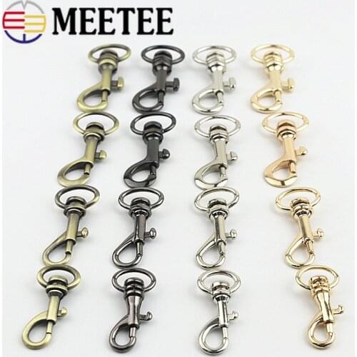 10pcs 13/16/18/20mm Bag Strap Buckles Swivel Trigger Snap Hooks Clips Lobster Clasp Keychain Hangers DIY Hardware Accessories