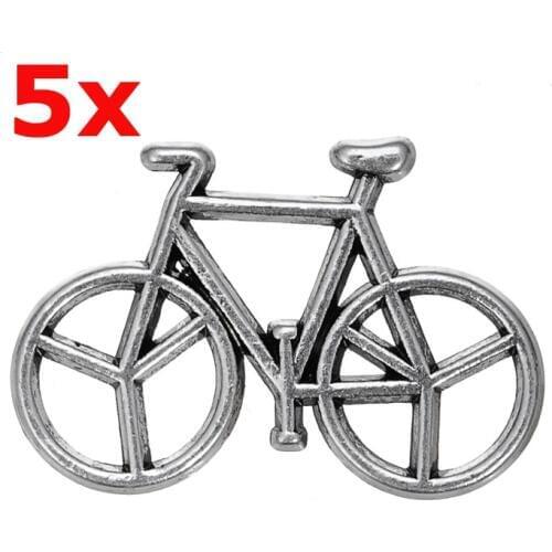 5Pcs/lot Bike Bicycle Sports Charm Fashion Jewelry Pendant Jewelry Making Craft
