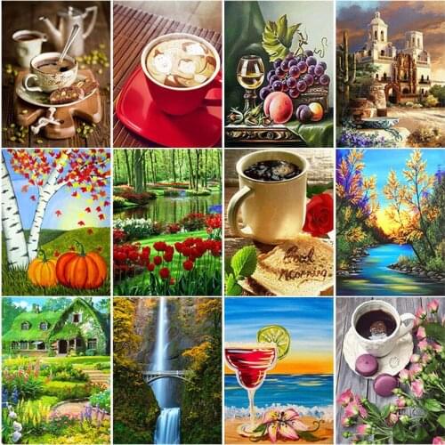 5D Self-adhesive Canvas Handmade Diamond Embroidery Painting Cross Stitch Full Drill Animals Rhinestones Mosaic Home Decoration