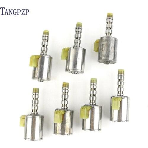 7 pcs 5R110W Car Automatic Transmission Solenoid Valve for Ford Aluminum + ABS Transmission Solenoid