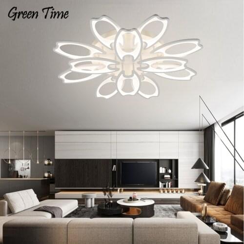 Home Decorate Modern Led Ceiling Lights For Living room Bedroom Dining room Acrylic Ceiling Lamp White Lustre Fixtures 110V 220V