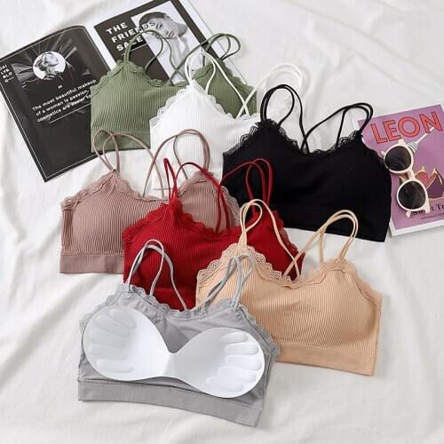 Bra for women rims sexy lace bra thread cross braces beauty back strapless breast implants wrapped with vest elastic new fashion