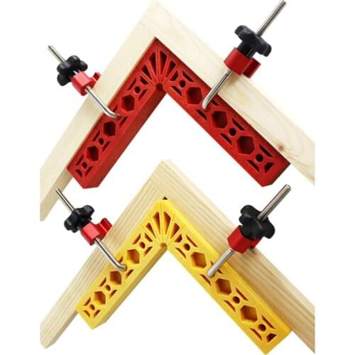 Woodworking Right Angle Clamp Fixing Clips Picture Frame Corner Clamp Auxiliary Fixture 90 Degree Splicing Board Reinforcement