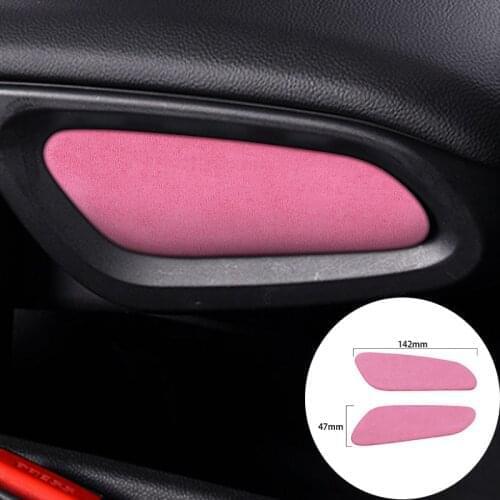 For BMW MINI F60 2018-2020 Alcantara Suede Wrap Car Armrest Box Sides Panel Strip Cover Car Trim Stickers Internal Accessories