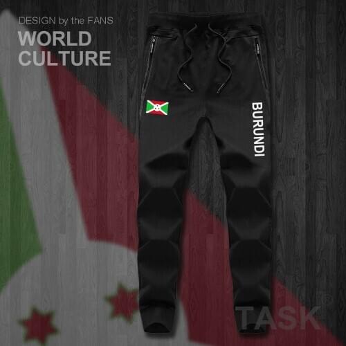 Burundi Burundian East Africa BDI BI mens pants joggers jumpsuit sweatpants track sweat fitness fleece tactical casual nation