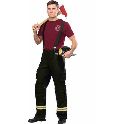 New Fireman Sam Cosplay Carnival Halloween Costume for adult Boy Party Work Wear Uniform Accessories Christmas Firefighter