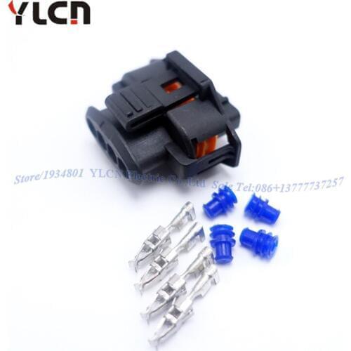 New Brand 1 set kit 4Pin/Way Auto Waterproof Sealed Sensor Electric Wire Connectors Male Set Plug Free Shipping