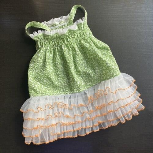 Dog Pets Clothing Summer French Bulldog Dress Pug Dog Clothes Dresses Poodle Schnauzer Welsh Corgi Costume Princess Skirt Tutu