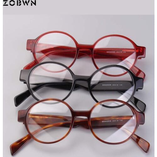 Wholesale optical manufacture Fashion Optical Glasses retro Frame Glasses Men Women Brand Round Clear lens Womens Glasses Frame
