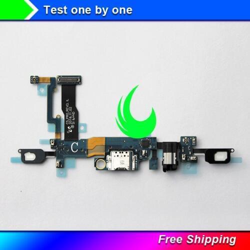 Original C5010 USB Charging Port Connector Dock Flex Cable Headphone Audio Jack Replacement For Samsung Galaxy C5 Pro C5010