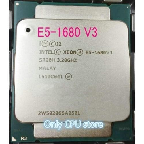 Original Intel Xeon E5-1680V3 CPU 3.20GHz 20M 8-CORES 22NM LGA2011-3 140W E5 1680V3 Processor E5 1680 V3
