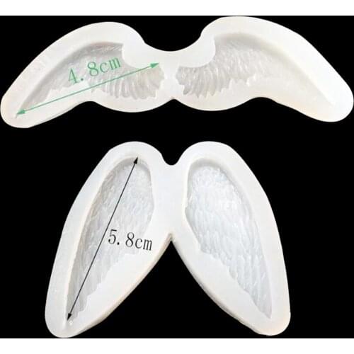 Angel wings pendant silicone Mold Resin Silicone Mould for jewelry handmade tool epoxy resin molds Resin Silicone Mould