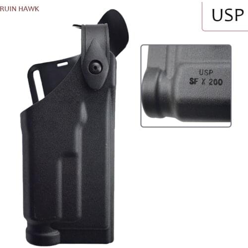 Tactical Holster HK USP with Flashlight Gun Holster A Real Pistol Belt Holster for Hunting Military USP Gun Accessories