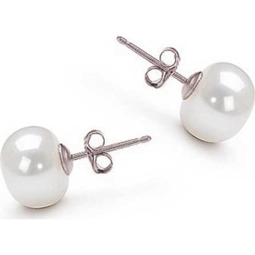 Tevuli 925 Sterling Silver Studded Pearl Earrings
