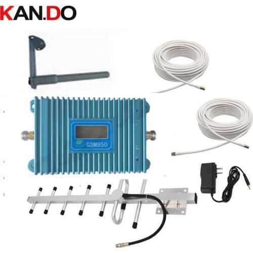 LCD display function GSM 900Mhz mobile phone signal booster W/ 15 meters Cable+Antennas,900Mhz GSM repeater signal amplifier