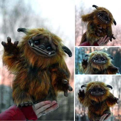 Funny Present Plush Doll Worm From Labyrinth Falkor From The Neverending Story Fuchur Handmade Baby Ludo From Labyrinths Toy