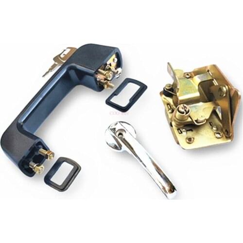 Accessories Excavator Door lock assembly lock block handle for HYUNDAI 55-7 200 210-5 220-5