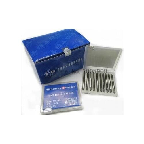 Free Shopping 10PCS M8*1 High Speed Steel HSS Machine Screw Thread Metric Plug Tap