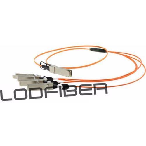 20m (66ft) Extreme Networks 10GB-4-F20-QSFP Compatible 40G QSFP+ to 4x10G SFP+ Breakout Active Optical Cable