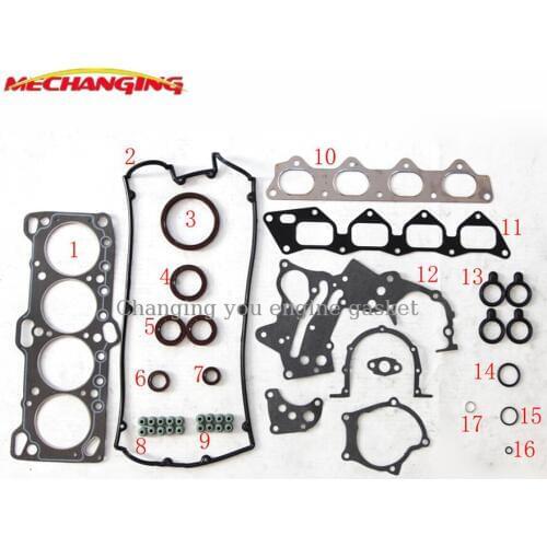 4G61 4G61T 4G67 FOR MITSUBISHI COLT III LANCER IV MIRAGE III Engine Rebuild Kits Engine Parts Full Set Engine Gasket MD997473