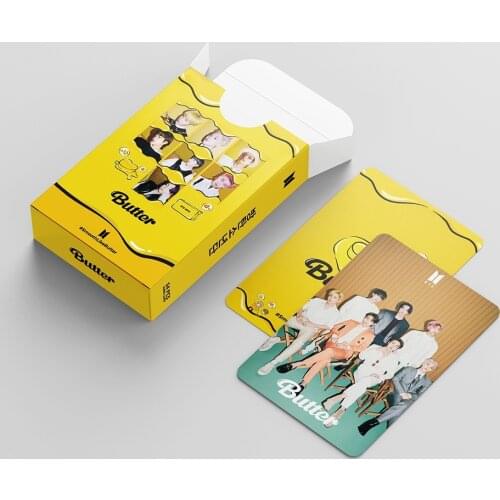 54PCS KPOP South Korean Groups Bangtan Boys Lomo Card Poster New Album Butter PhotoCard Wall Stickers JUNG KOOK V JIMIN SUGA